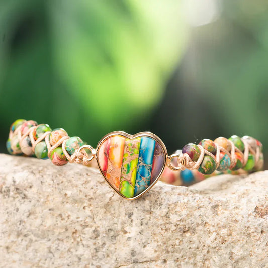 Lucy's Choice - Howlite Rainbow